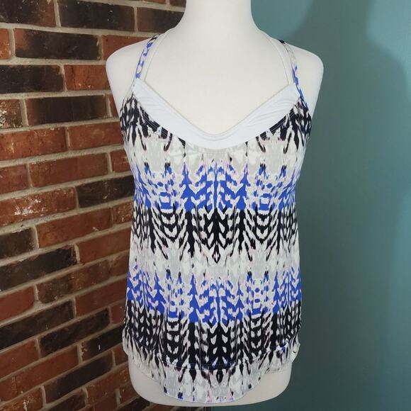 Athleta Kamala Swim Tankini Top w/ Built-in Bra - Picture 1 of 9